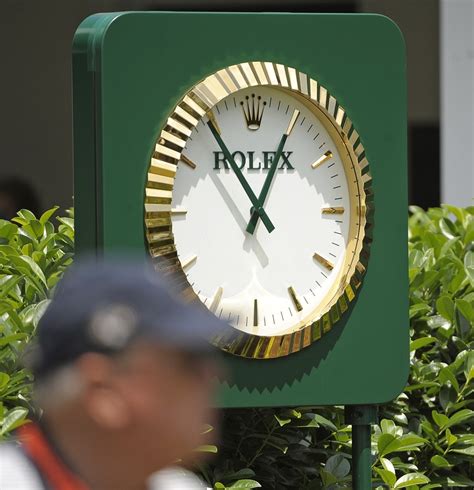 rolex golf clocks|Rolex outdoor clocks for sale.